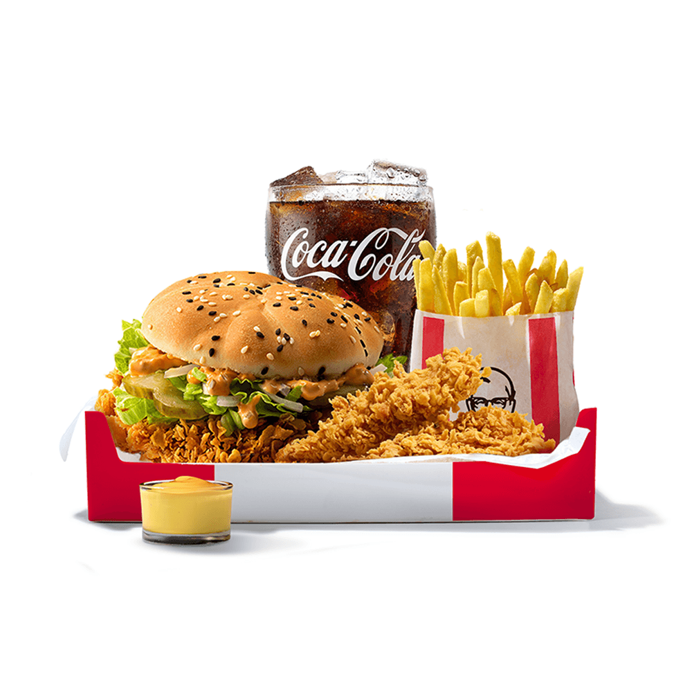 KFC Дабл Шефбургер острый бокс